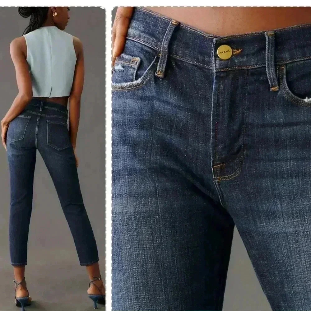 - Frame jeans Le Carçon Crop by Anthropologie - $220 - Picture 11 of 15